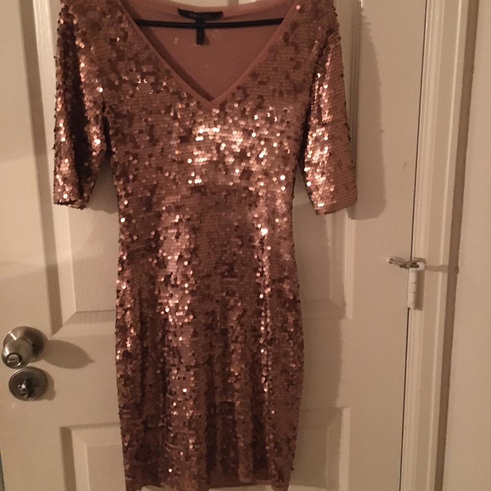 Bronze / Copper Sequin Dress